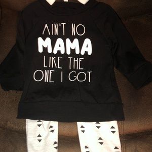 Infant Baby Long Sleeve T-Shirt with Pants set